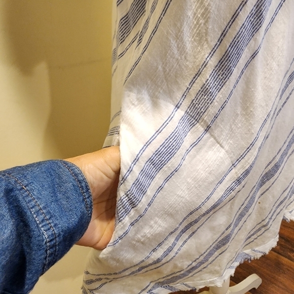 Kalypso 7 stripes casual cotton short dress size S - Picture 4 of 10